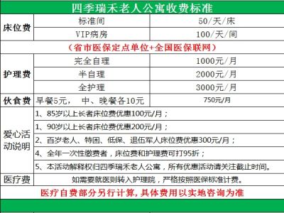 杭州市四季瑞禾老人公寓怎么樣？